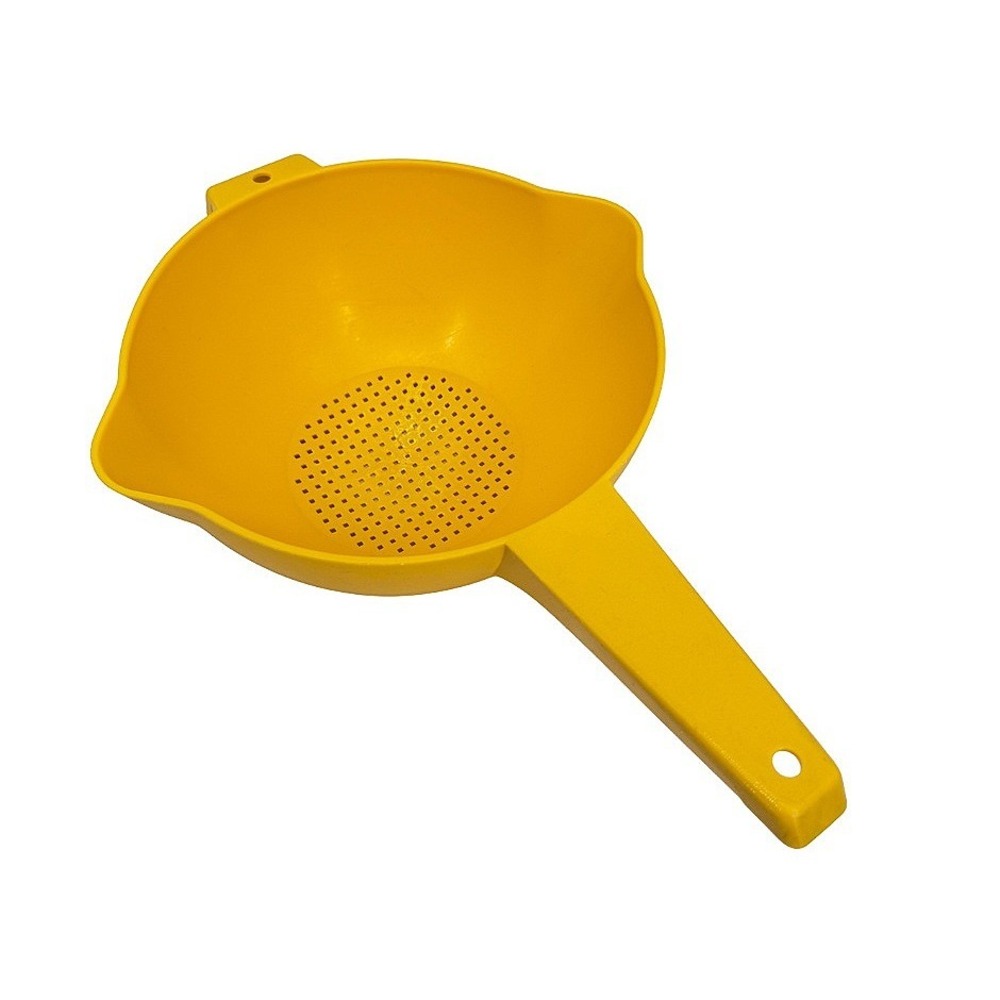 Tupperware Plastic Colander Strainer Yellow Vintage Kitchenware 2 Qt #1523 READ